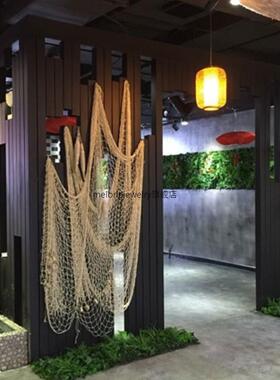 Hemp Rope 1*2M Decor Nets Decorative Fishing Net Mediterrane