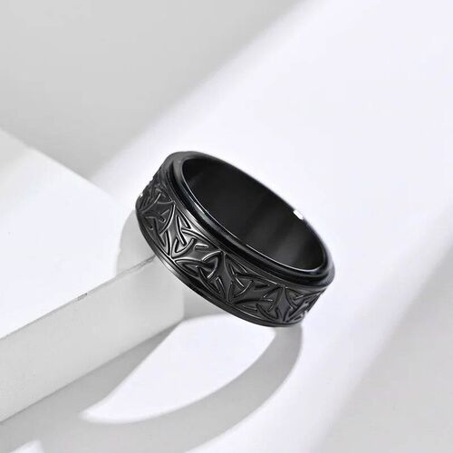 New Style Unique Rotatable Stainless Steel Ring Retro celtic