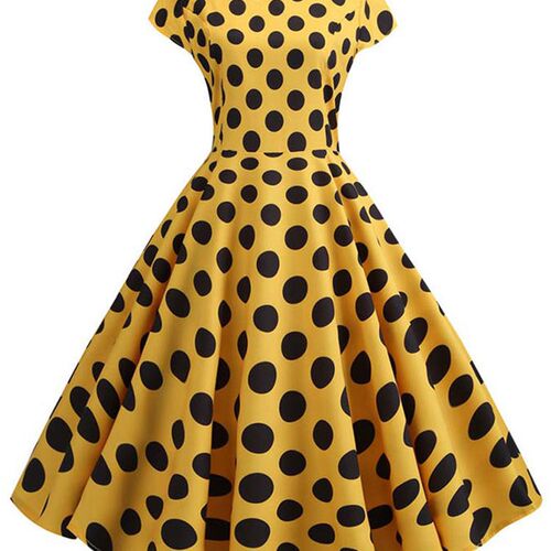 2022 Women Summer Dress Vintage Floral Print Rockabilly Dres
