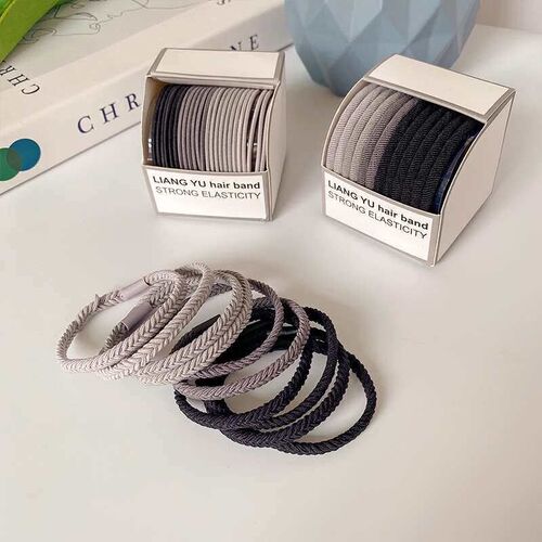 Twist Boxed Dark Tying Hair Rope New Style Elegant Hair Rope
