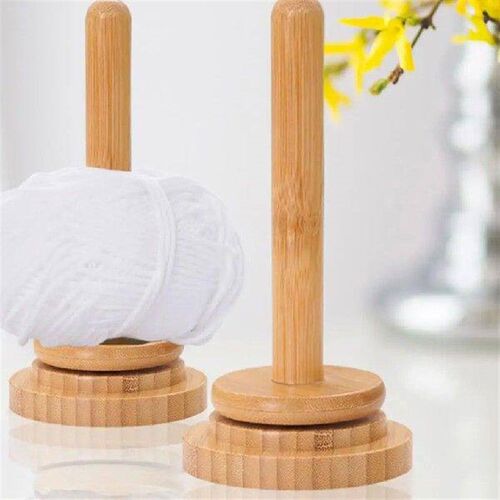 Wool Unwinder Wooden Desktop Wool Holder Yarn Holder for