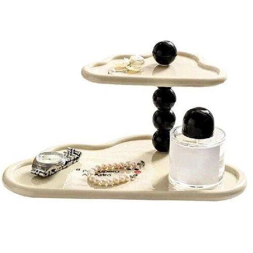 Double-layer Entryway Key Storage Tray Living Room Desktop