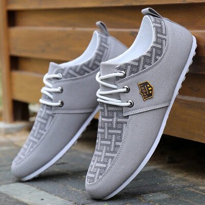 Men Shoes 2023 Spring Autumn Casual Imitation Leather Flat S