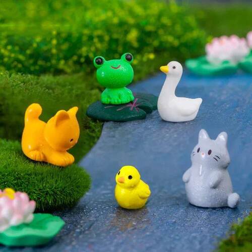 15/10pc Mini Elephant Squirrel Rabbit Pig Cat Horse Turtle