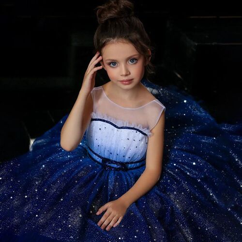 2-10Y Girls dress Baby Girl Princess Dress Tulle Toddler Gir