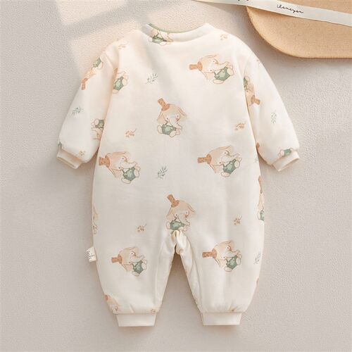 Babys Jumpsuit Warm Quilted Babys Clothes Cotton Thick Bab