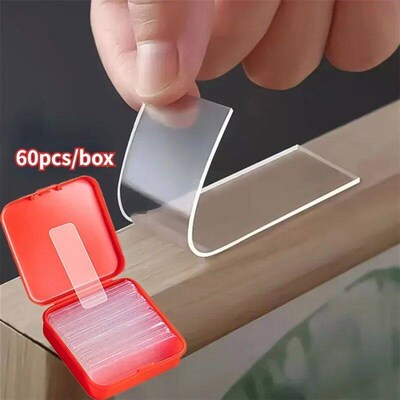 60Pcs/set Multifunctional Double Sided Adhesive Tape Waterpr
