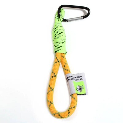 Creative Iridescent Braid Rope Keychain Carabiner Key Ring F