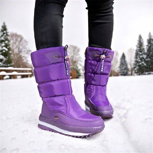 Women Warm Anti-Slip Boots Water-Resistant Winter Snow