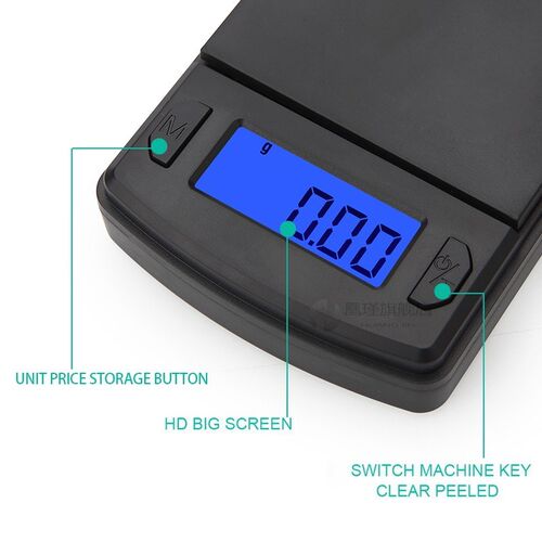 1pcs High Accuracy Scale Mini Plastic Pocket Scale  Weigh Go