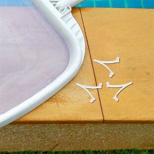 Swimming Pool Cleaning Tools Skimmer Pole Clips Accessories
