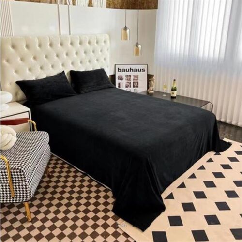 Luxury Fleece Bedsheet set Blanket Duvet Cover Set Bed Cover