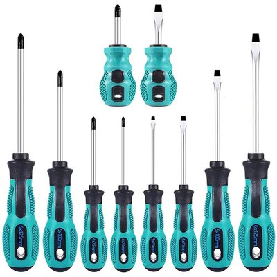 Magnetic Precision Screwdriver Tool Set with Phillips and Fl