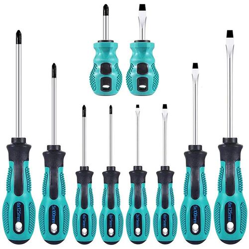 Magnetic Precision Screwdriver Tool Set with Phillips and Fl