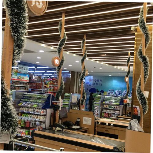 christmas decorationtree Christmas striped top 耶诞毛刷条