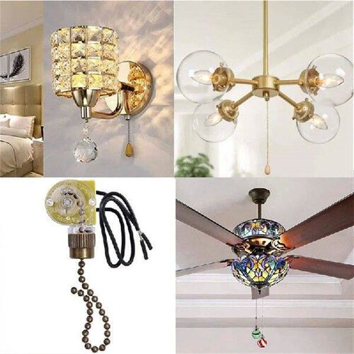 New Ceiling Fan Light Switch Zing Ear ZE-109 Two-Wire Light