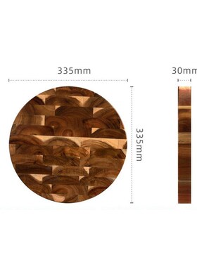 Premium Acacia Wood Cutting Board 14 X 9 X 1 Inch with Hand