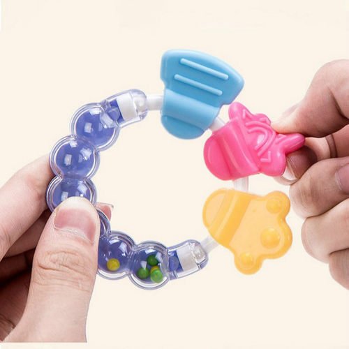 1pcs Toys Baby Rattles Newborn Baby Rattles Teether Toy Teet