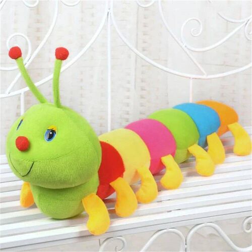 Cute Soft Cotton Caterpillar Toys for Kids 50CM Multicolor S