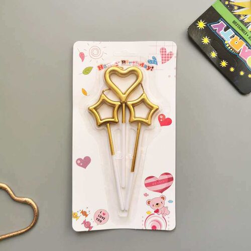 Birthday Cake Candle Cartoon Children Romantic Baking Decora