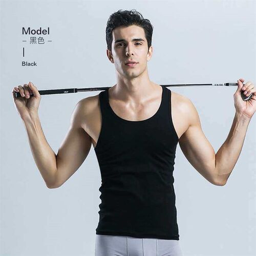 New Mens Vest Mens Outer Wear Cotton Summer tendy Hurdle S
