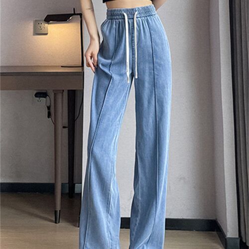 Yitimuceng High Wiasted Jeans for Women Summer 2023 New Kore