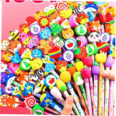 50 pencils   pupils in 2 than a pencil eraser head with