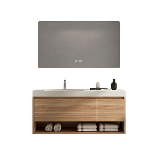 Log Color Ceramic All-in-One Basin Rock Board Bathroom Cabin