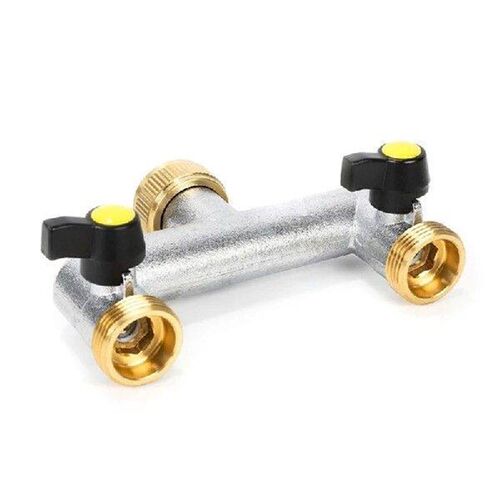 3/4 Inch Tap Splitter 2 Way Hose Connector Hose Tap