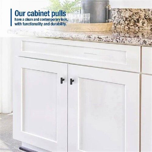 Promotion! Black Cabinet Handle, T-Shaped Pull Rod Single