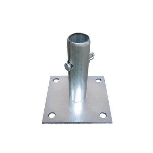 4Pcs Scaffold Base Plates 4.7x4.7inch Steel Material Simple