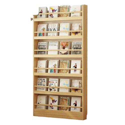 Real bookshelfchildrens reading area, bookshelf against the