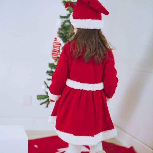 baby kids clothes Dress girl Christmas New Year Santa Claus