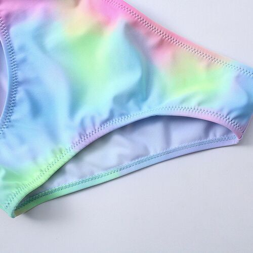 Tie Dye Girls Swimsuit Kids 7-16 Years Two Piece Childrens