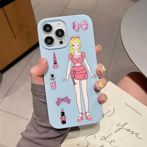 8/16PCS Creative Girls Clothing and Kitchen Stickers