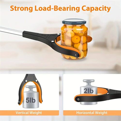 Garbage Picker Gripper With 360  Rotating Clip, 32 Inch Li