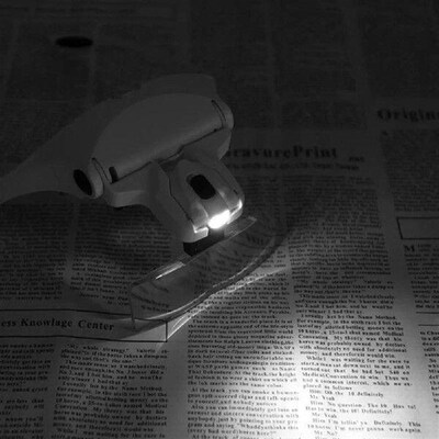 5 Lens Adjustable Loupe Headband Magnifying Glass Magnifier