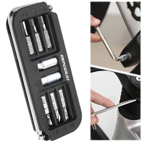 10-in-1 Bicycle Multi-Tool Steel Portable Bike Maintenance