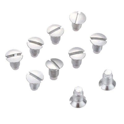 50Pcs Stainless Steel Needle Plate Screws Industrial Sewing