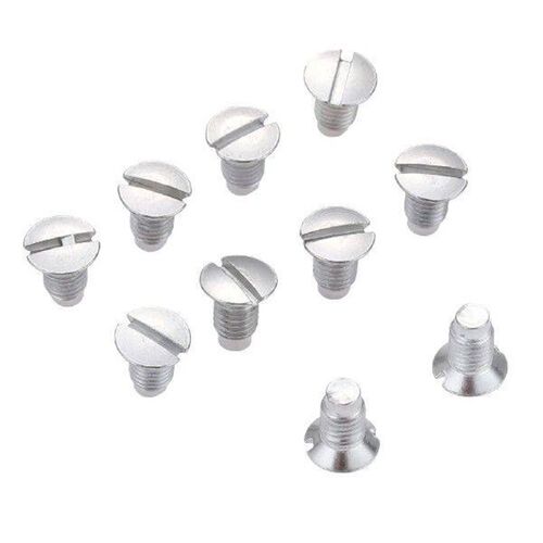 50Pcs Stainless Steel Needle Plate Screws Industrial Sewing