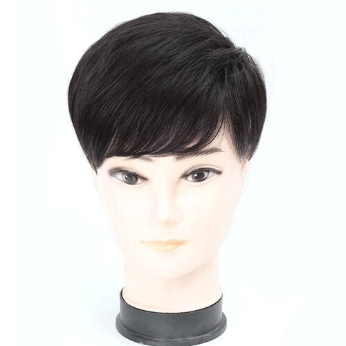 Mens Hair Re-hair Box Cut Short Hair Mediterranean Bald Che