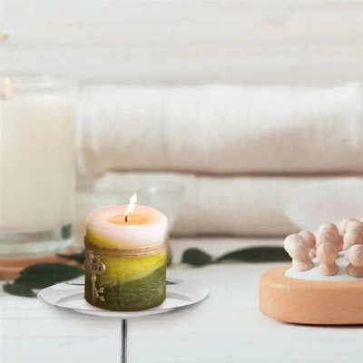 20pcs Metal Candle Holders Candle Rack Candlestick Tray Fixa