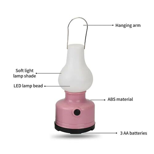 Portable Camping Lights Waterproof Outdoor Camp Lamp 2 Light