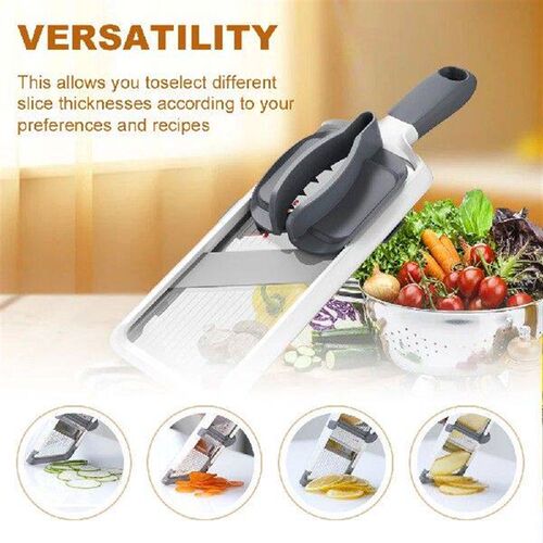 Potato Slicer Comfort Grip Mandolin French Fry Cutter Easy