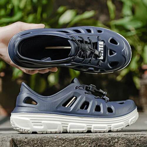 Men Upstream Shoes EVA Slippers Summer Water Breathable Wadi