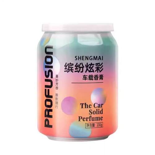 Car Fragrance Air Freshener Ornament, Colorful Solid Scented