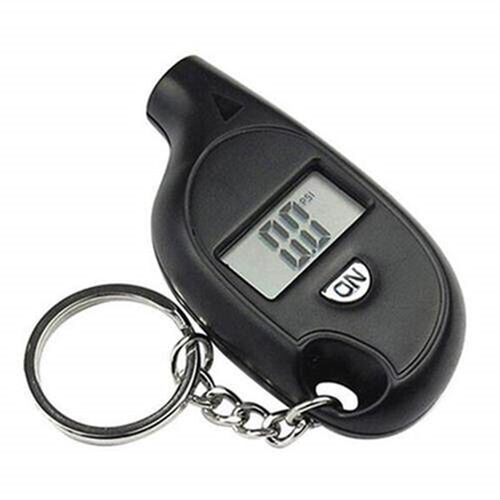 Keychain Style Tire Gauge Digital Lcd Display Car Air Pressu