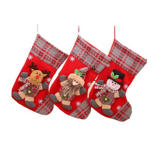 christmas decoration?tree Large Christmas stocking gift bag