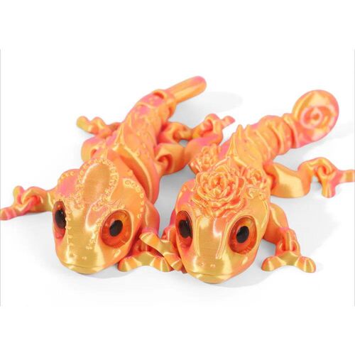 3D Printing Chameleon Figures Multi-joint Movable Simulation