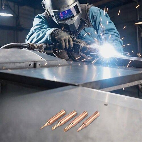 12pcs 900M-T Soldering Iron Tips Set Pure Copper Lead-free